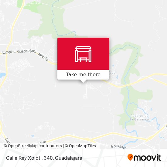 Calle Rey Xolotl, 340 map