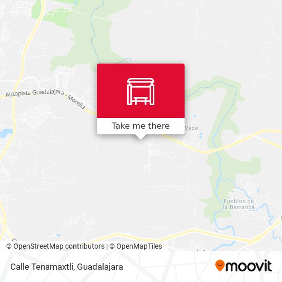 Mapa de Calle Tenamaxtli