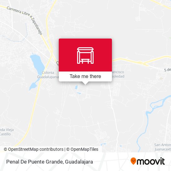 Mapa de Penal De Puente Grande