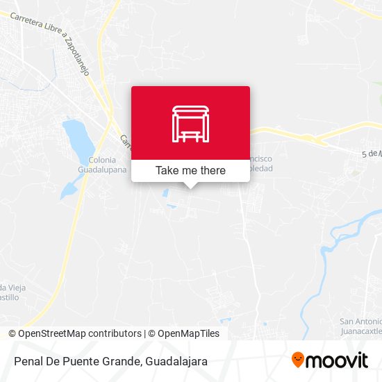 Penal De Puente Grande map