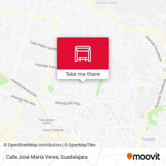 Calle José María Verea map