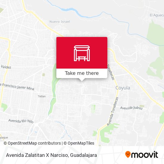 Avenida Zalatitan X Narciso map
