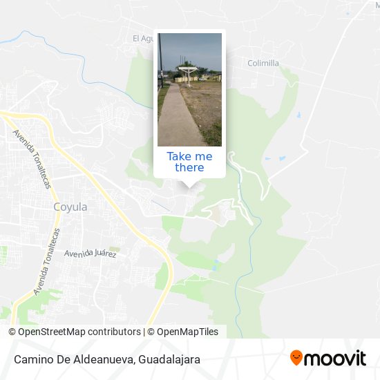 Mapa de Camino De Aldeanueva