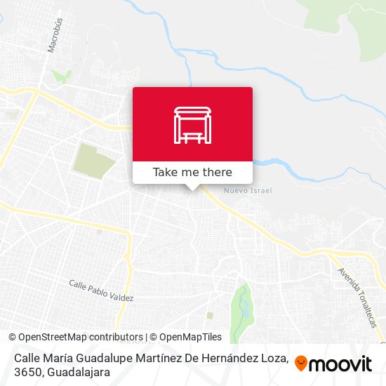 Calle María Guadalupe Martínez De Hernández Loza, 3650 map