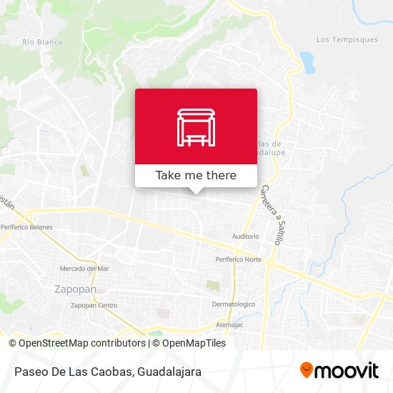 Paseo De Las Caobas map