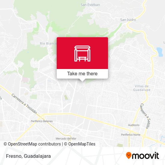 Fresno map