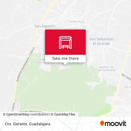 Mapa de Cto. Geranio