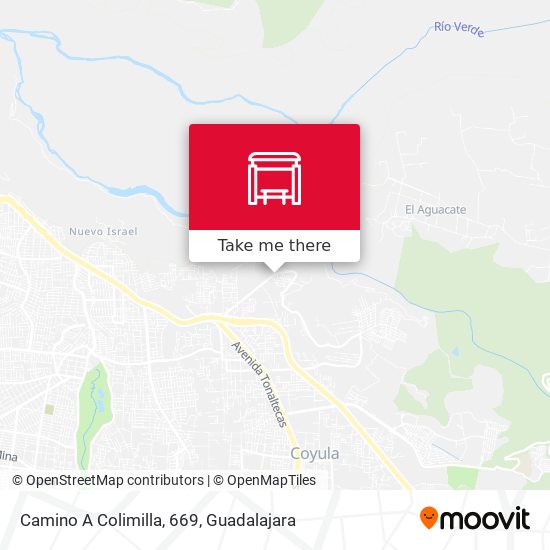 Camino A Colimilla, 669 map
