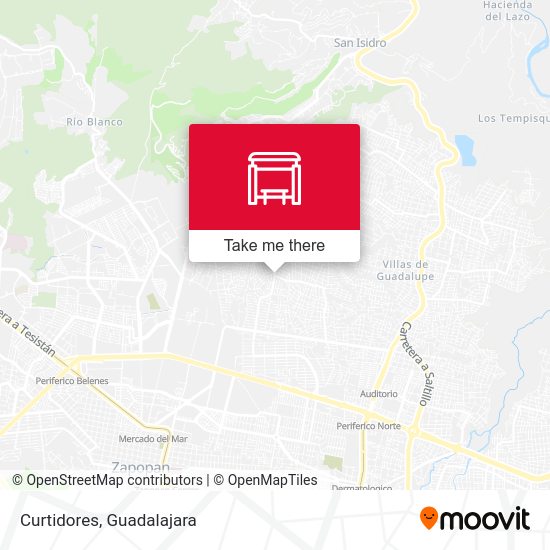 Mapa de Curtidores