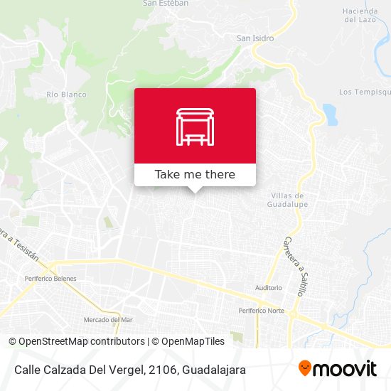 Calle Calzada Del Vergel, 2106 map