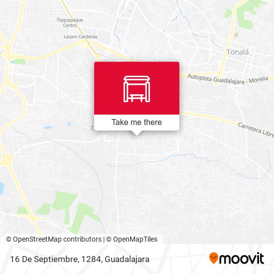 16 De Septiembre, 1284 map