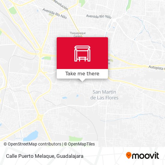 Mapa de Calle Puerto Melaque