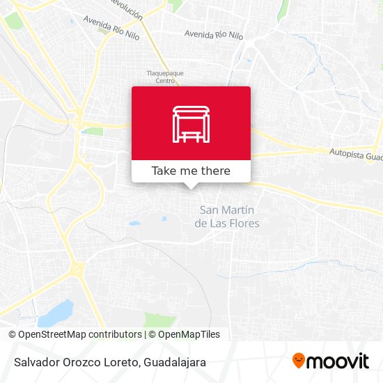 Salvador Orozco Loreto map