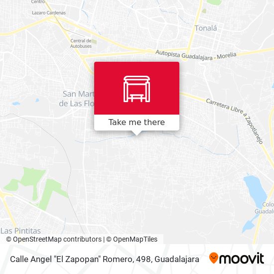 Calle Angel "El Zapopan" Romero, 498 map