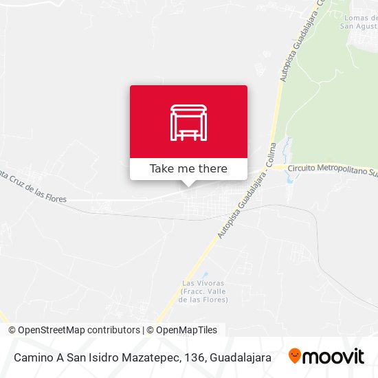 Camino A San Isidro Mazatepec, 136 map