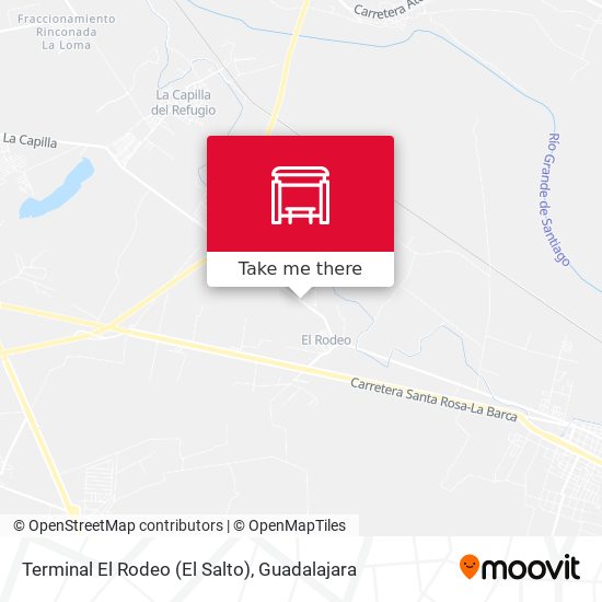 Mapa de Terminal El Rodeo (El Salto)