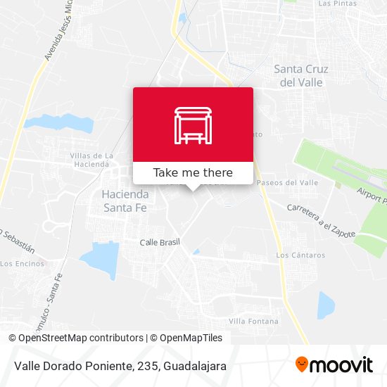 Mapa de Valle Dorado Poniente, 235