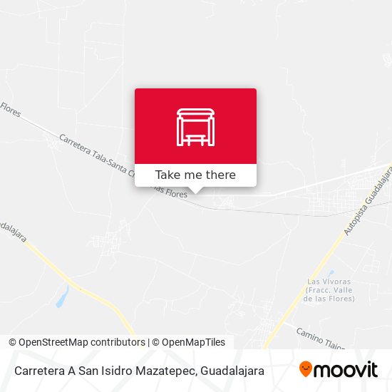 Mapa de Carretera A San Isidro Mazatepec