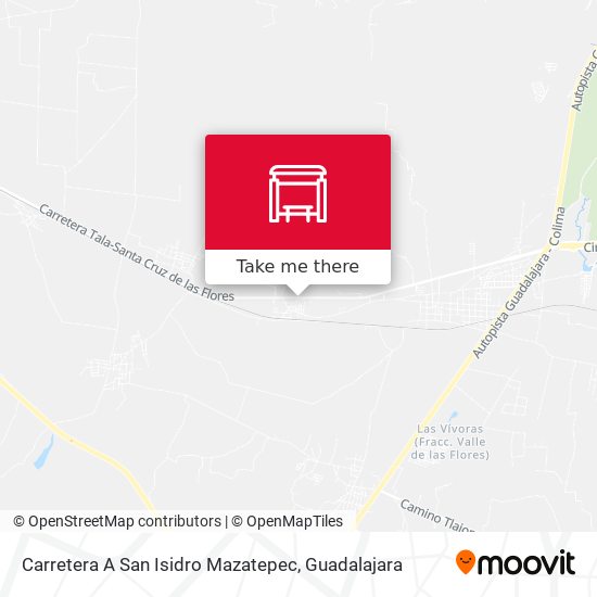 Carretera A San Isidro Mazatepec map