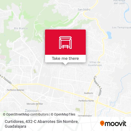Curtidores, 432-C Abarrotes Sin Nombre map