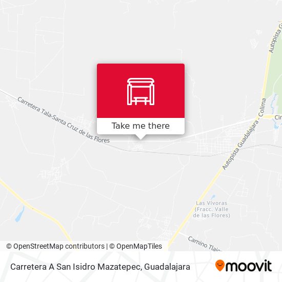 Carretera A San Isidro Mazatepec map
