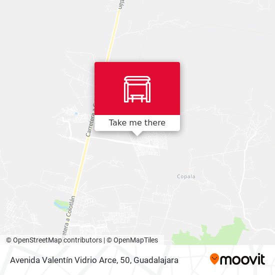 Mapa de Avenida Valentín Vidrio Arce, 50