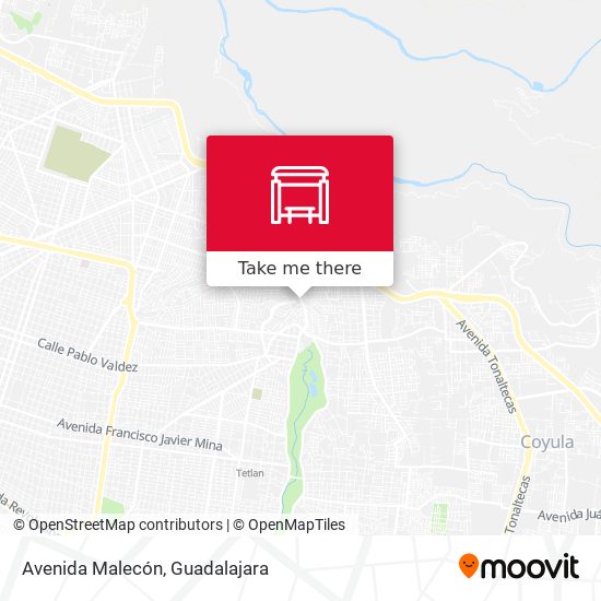 Avenida Malecón map