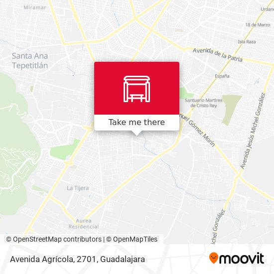 Avenida Agrícola, 2701 map