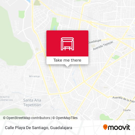 Mapa de Calle Playa De Santiago