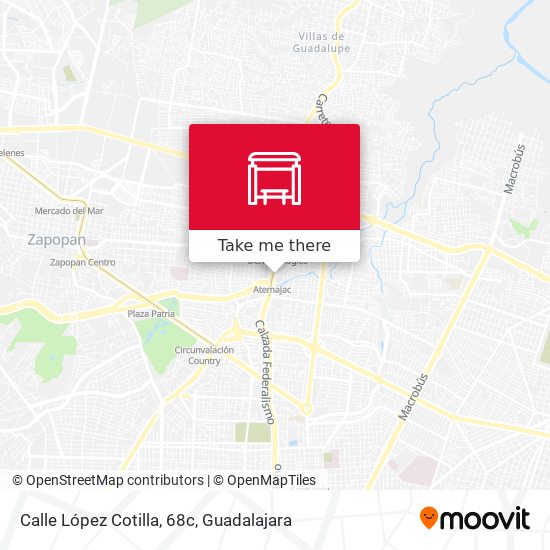 Mapa de Calle López Cotilla, 68c