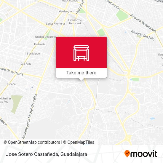 Mapa de Jose Sotero Castañeda