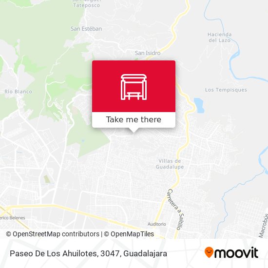 Paseo De Los Ahuilotes, 3047 map