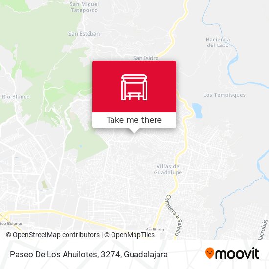 Paseo De Los Ahuilotes, 3274 map