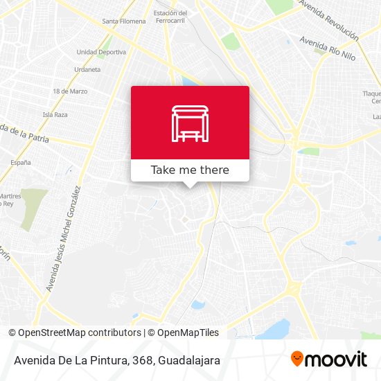 Avenida De La Pintura, 368 map