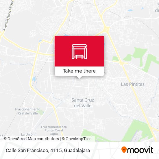 Mapa de Calle San Francisco, 4115
