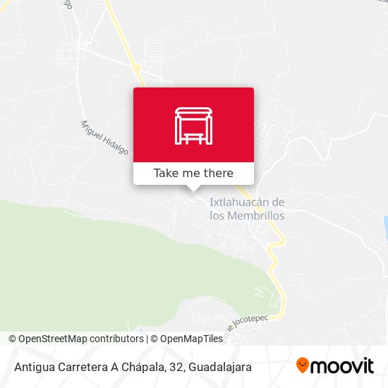 Antigua Carretera A Chápala, 32 map