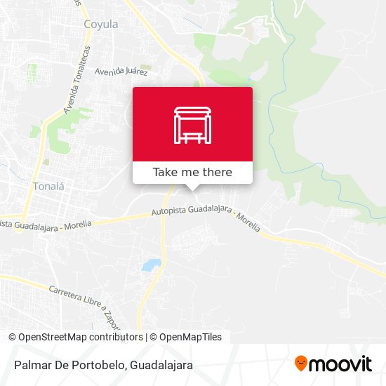 Mapa de Palmar De Portobelo