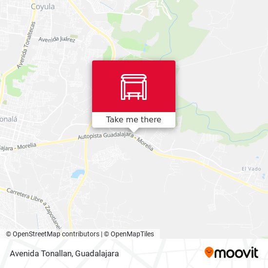 Mapa de Avenida Tonallan