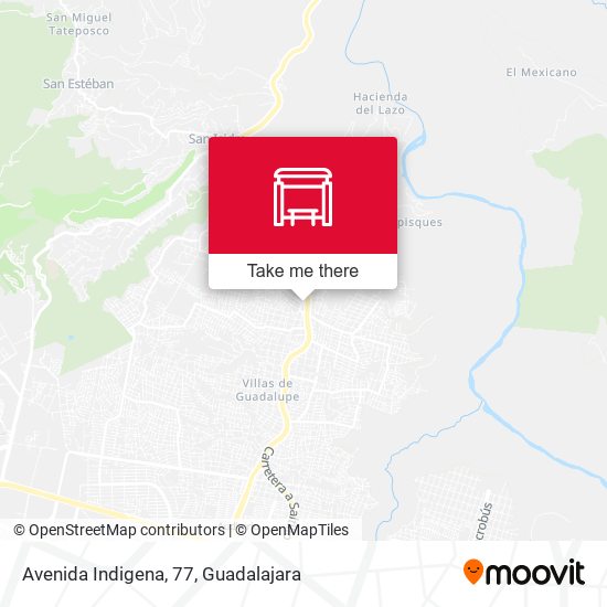 Mapa de Avenida Indigena, 77