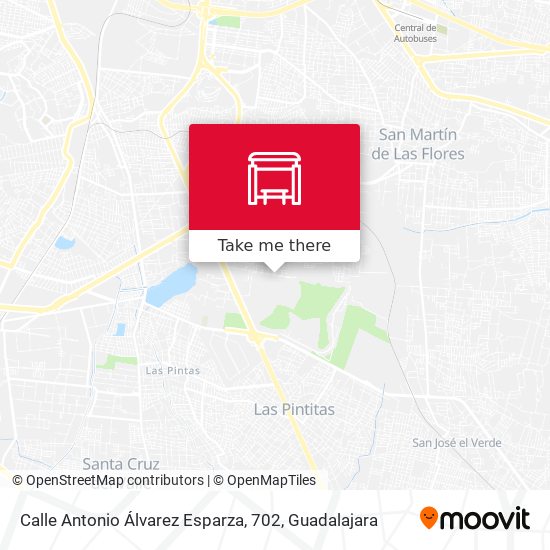 Mapa de Calle Antonio Álvarez Esparza, 702