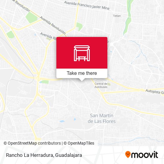 Rancho La Herradura map