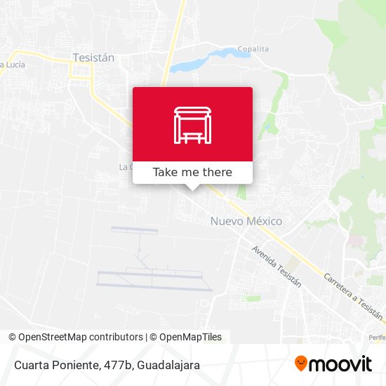Mapa de Cuarta Poniente, 477b