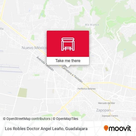Los Robles Doctor Angel Leaño map
