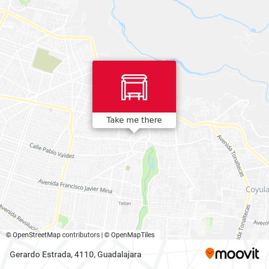 Gerardo Estrada, 4110 map