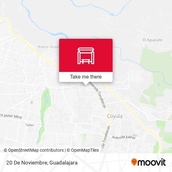 Mapa de 20 De Noviembre