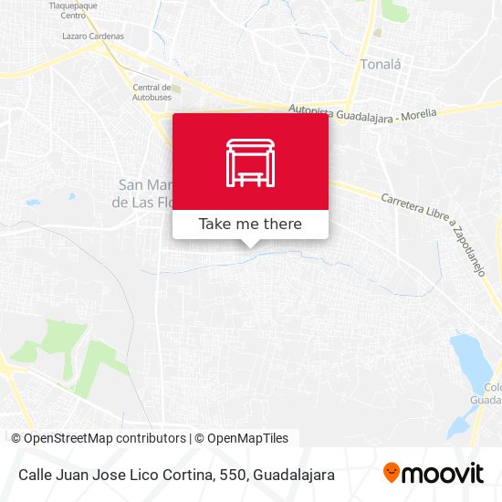 Calle Juan Jose Lico Cortina, 550 map
