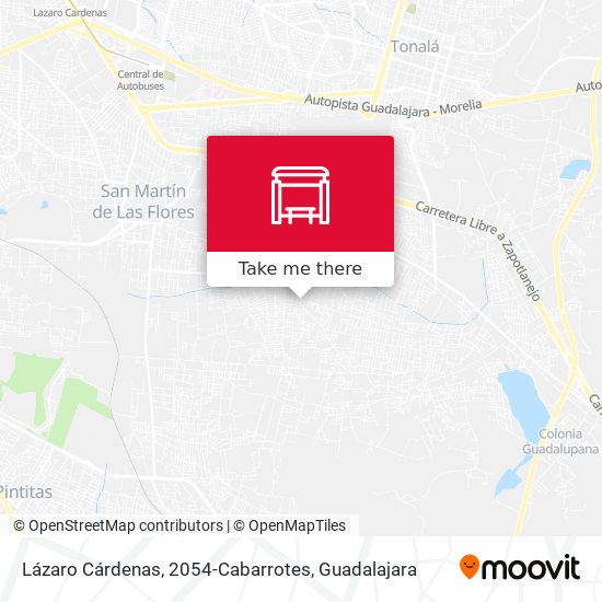 Mapa de Lázaro Cárdenas, 2054-Cabarrotes
