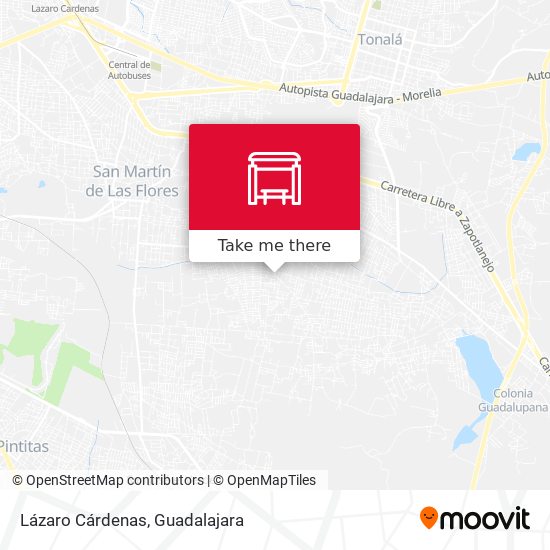 Lázaro Cárdenas map