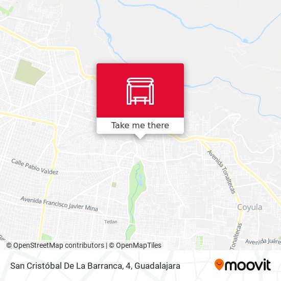 San Cristóbal De La Barranca, 4 map