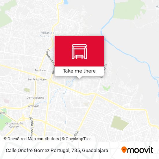 Calle Onofre Gómez Portugal, 785 map